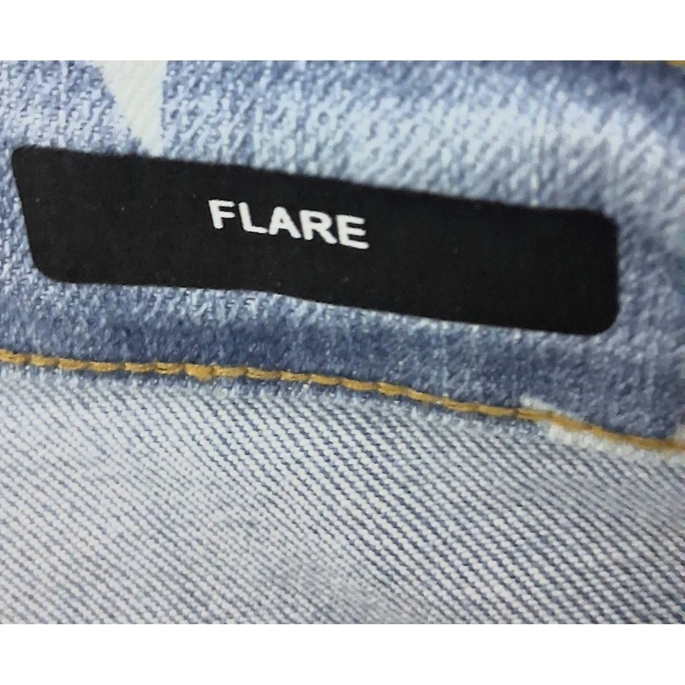 Judy Blue Jeans Women's Size 16W Star & Stripes Flare Denim Patriotic USA Preown - Picture 4 of 15